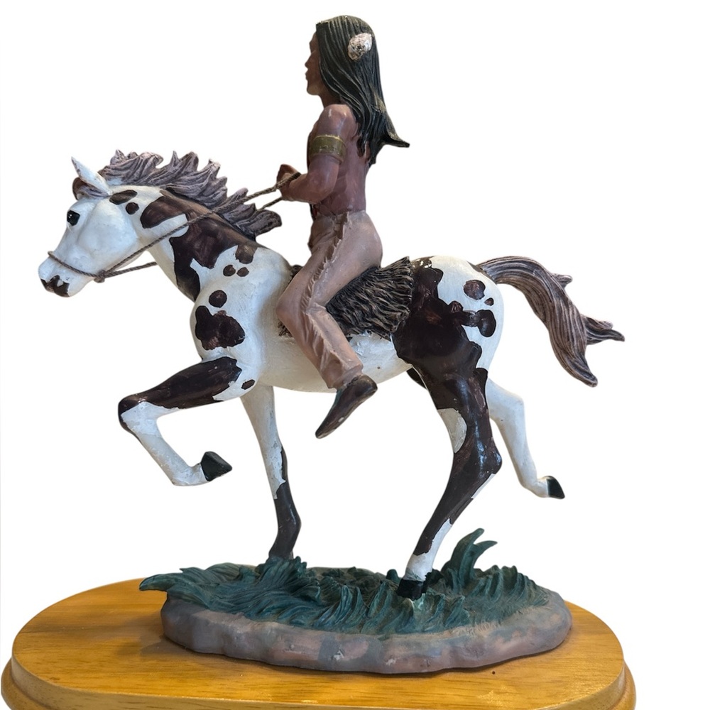 Indian Warrior Native American Old West Vision Limited Figurine